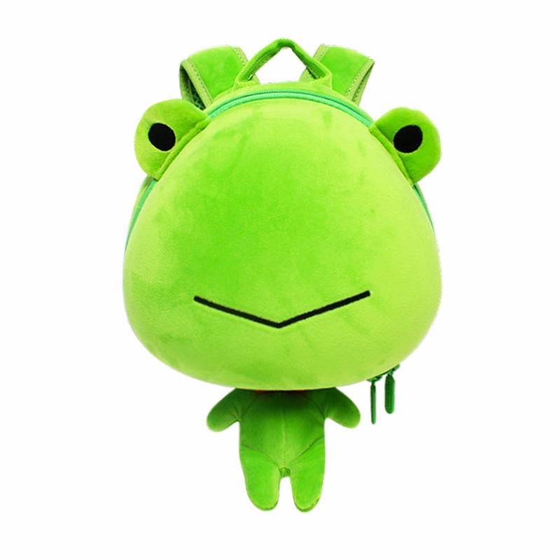 Дитячий рюкзак SuperCute Frog у вигляді жабки Зелений