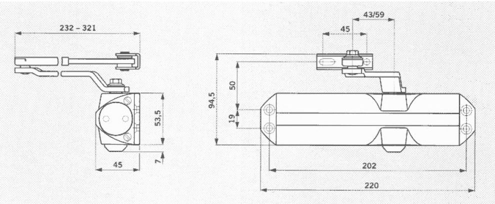 Справочник дверной DORMA TS68 EN2/3/4 до 80 кг Белый (66400111) - фото 2 Справочник дверной DORMA TS68 EN2/3/4 до 80 кг Белый (66400111) - фото 2