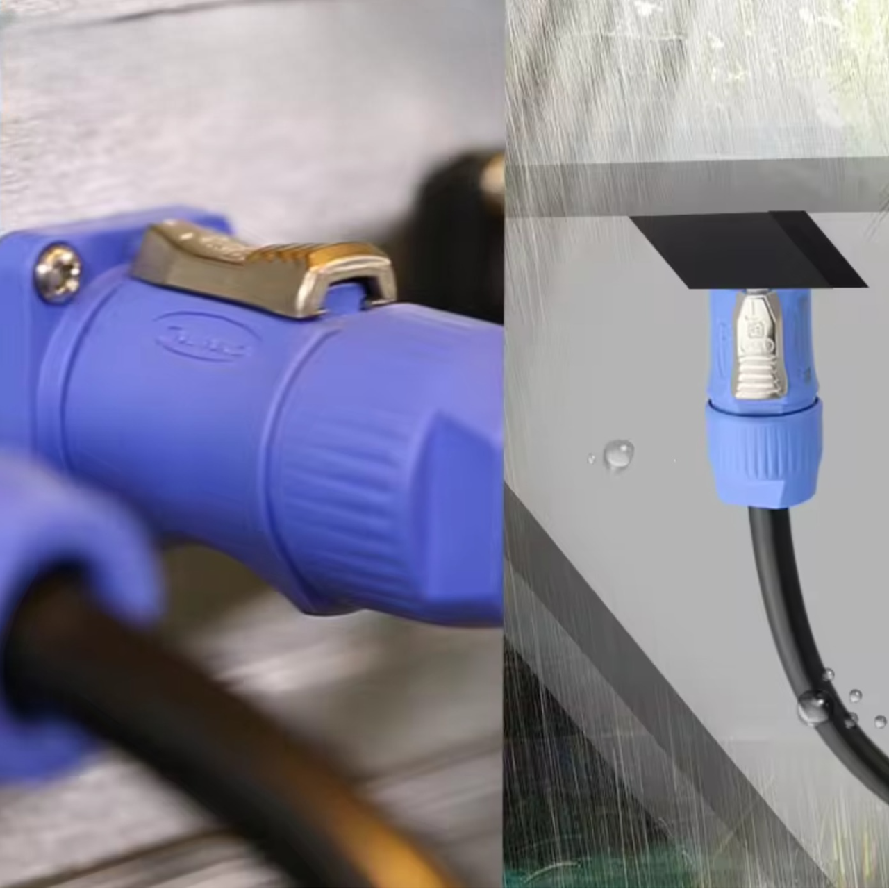 Разъем герметичный CNLINKO PowerCon IP65 YF-24-J03PE-02-001 штекер (2188152240) - фото 5