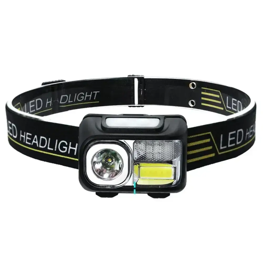 Налобный фонарь CY-2089 XPE/COB/RGB IPX4 6 режимов (2089)