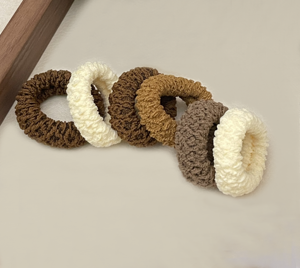 Набор толстых резинок 6 шт. Коричневый (56-21-1668)