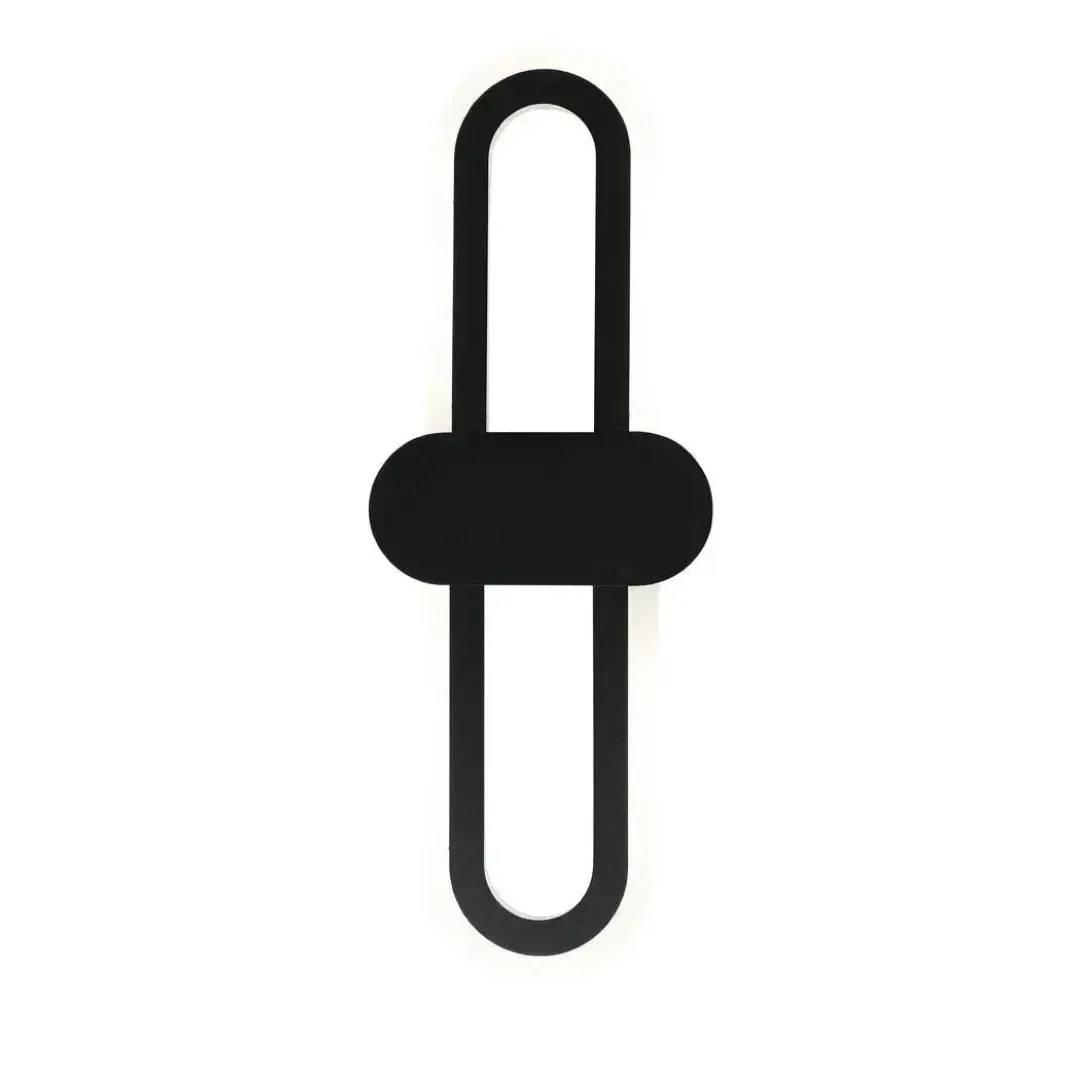 Настінне LED-бра Valeso з акриловим розсіювачем 3000/6500K IP20 G ph049 BK 40W Чорний (28689627)