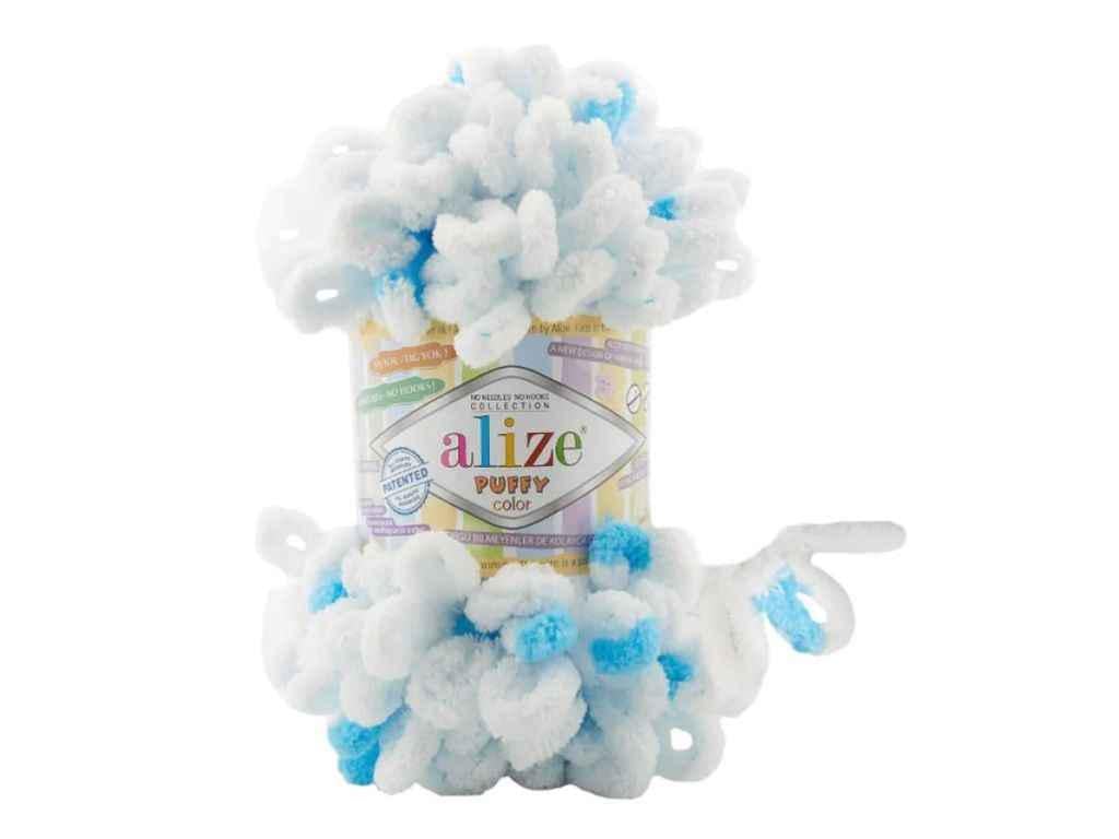 Пряжа Alize Puffy 100% микрополиэстр 100 г 9 м 5 шт. цвет 6472 (1106842)