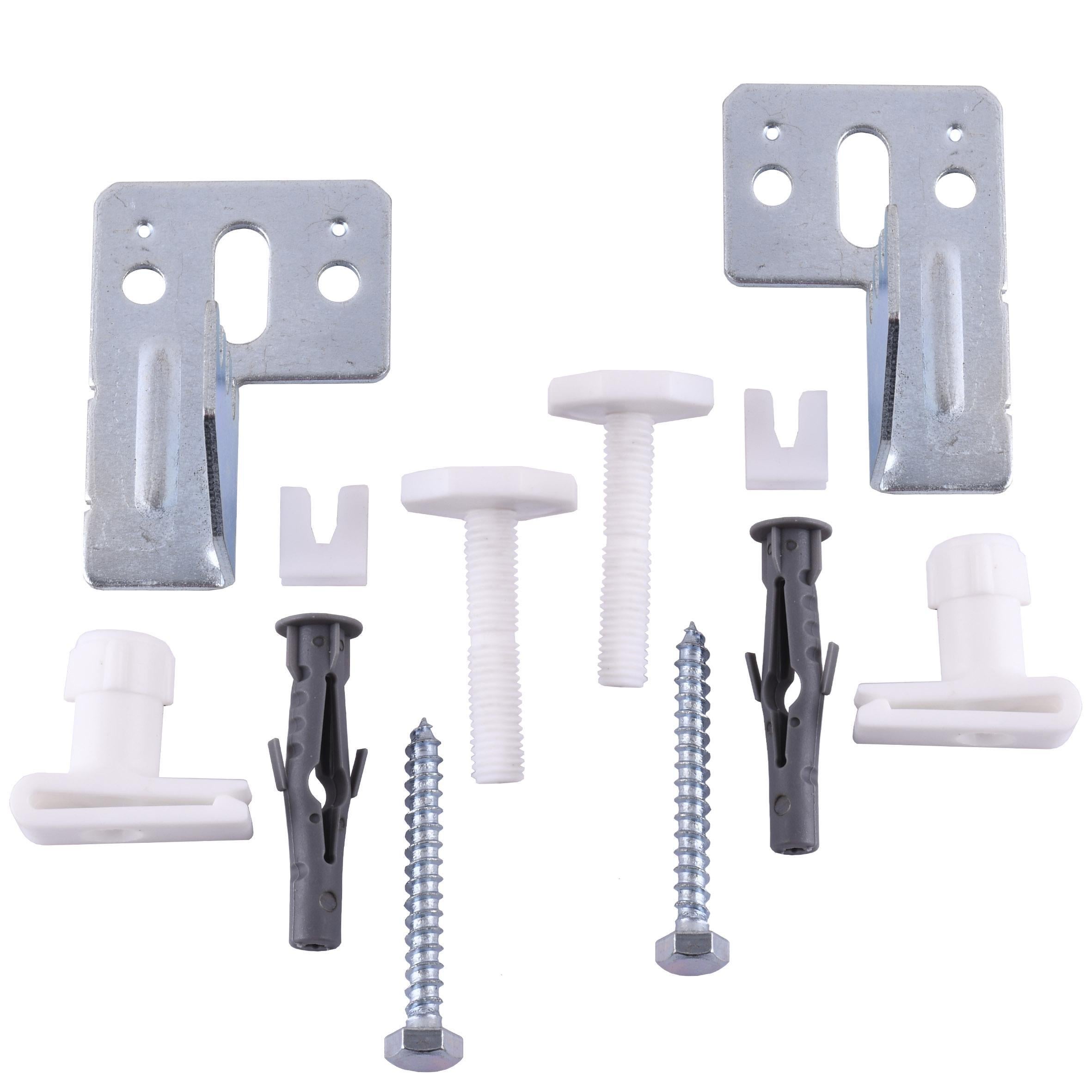 Комплект универсальный Cristal NS-1017 L-кронштейнов навесного крепления панельного радиатора 2 шт. (GSR-000025685)