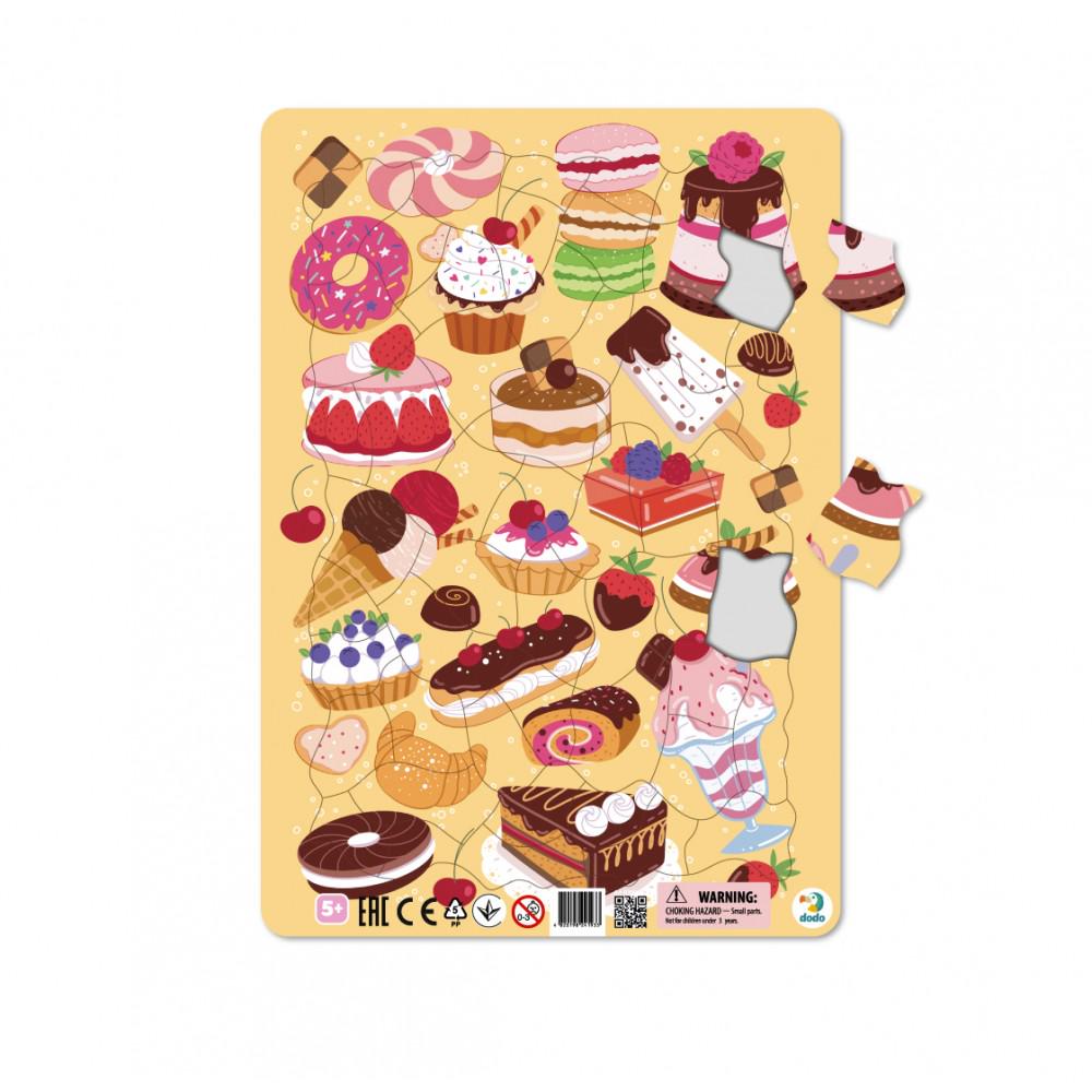 Пазли з рамкою Солодощі 53 ел. (111348)