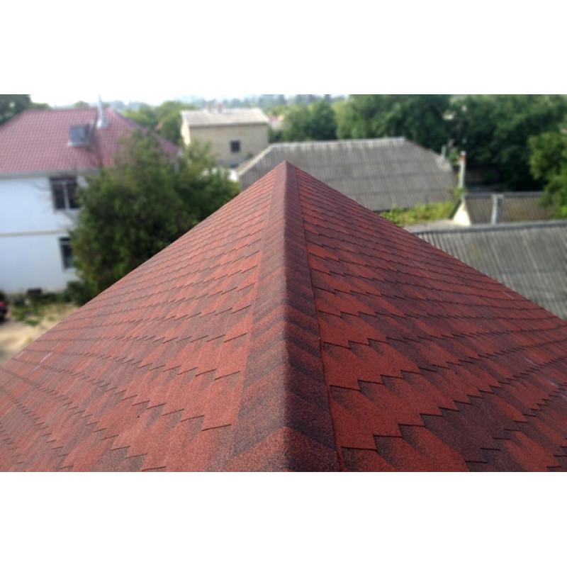 Черепица битумная Акваизол Мозаика микс Красный - фото 6 Черепица битумная Акваизол Мозаика микс Красный - фото 6