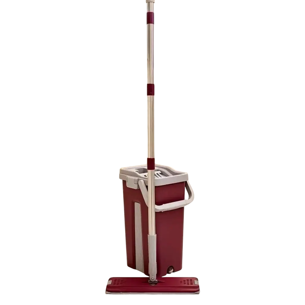 Комплект для сборки швабра с ведром с автоматическим отжимом 2 насадки 11 л Красный Комплект для сборки швабра с ведром с автоматическим отжимом 2 насадки 11 л Красный