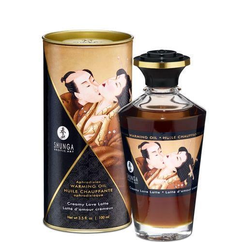 Масло разогревающее Shunga APHRODISIAC WARMING OIL Creamy Love Latte 100 мл (SO2500)