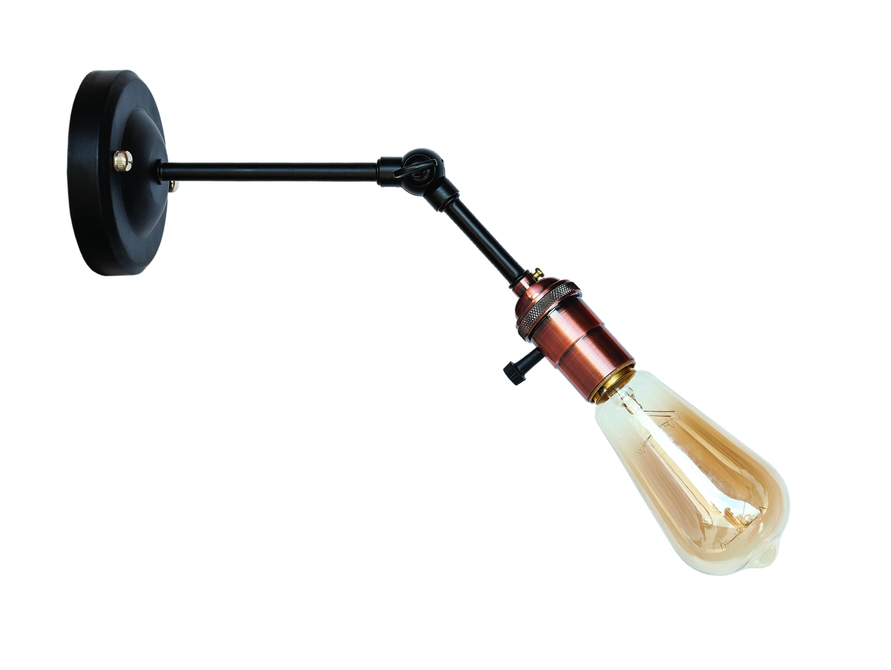 Бра Levistella Lofty с патроном AMP19 Черный/Медный (1963530524)