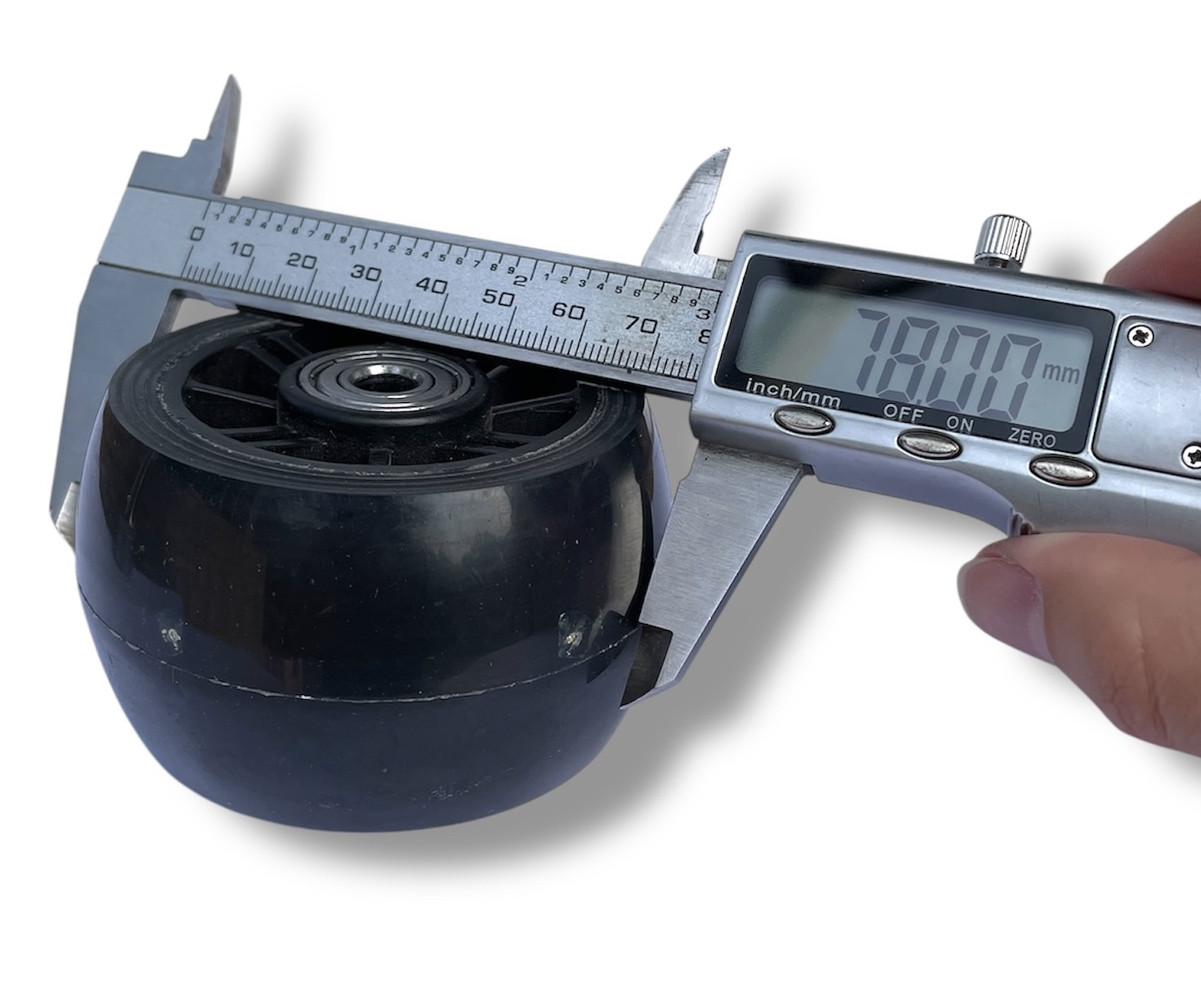 Колесо дитячого самоката широке зі світлом 78х48 мм - фото 3 Колесо дитячого самоката широке зі світлом 78х48 мм - фото 3