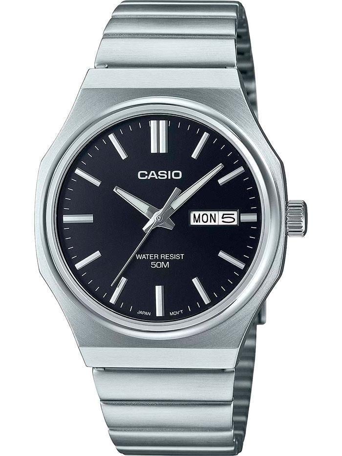 Наручные часы мужские Casio MTP-E735D-1A Timeless Collection со стальным корпусом Черный (2900731691)