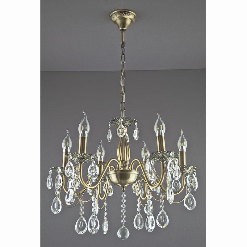 Люстра подвесная свечи Light House SH-11610A/6 AB Бронзовый (5494)