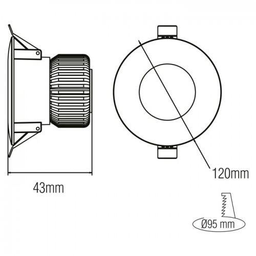 Світильник світлодіодний Horoz Electric VANESSA-10 10W 6400K (26084-1) - фото 2