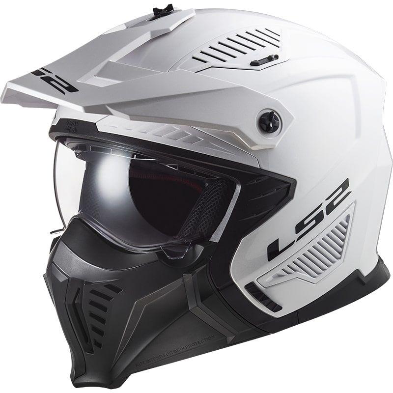 Мотошлем LS2 OF606 Drifter Solid ECE 22.06 L Gloss White (27231)