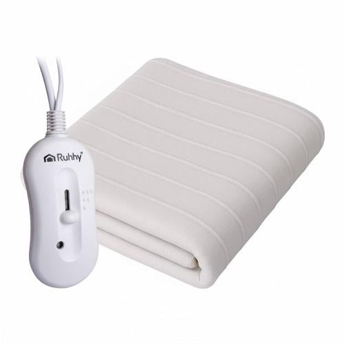 Электроодеяло подогрев 3 режима температуры пульт ДУ 150х80 см Белый