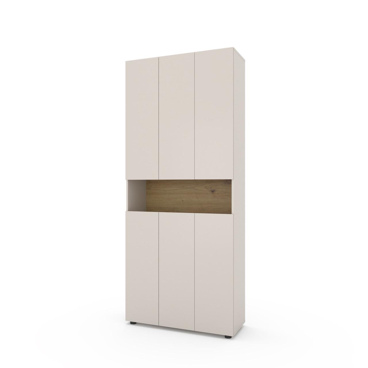 Шкаф Metkas Home B001 ЛДСП 900x350x2130 мм Кашемир/Дуб Артизан