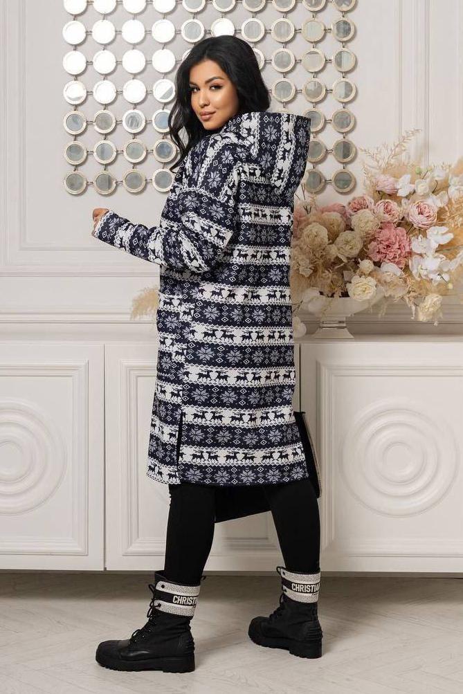 Кардиган женский L-XL Темно-синий (193518) - фото 3