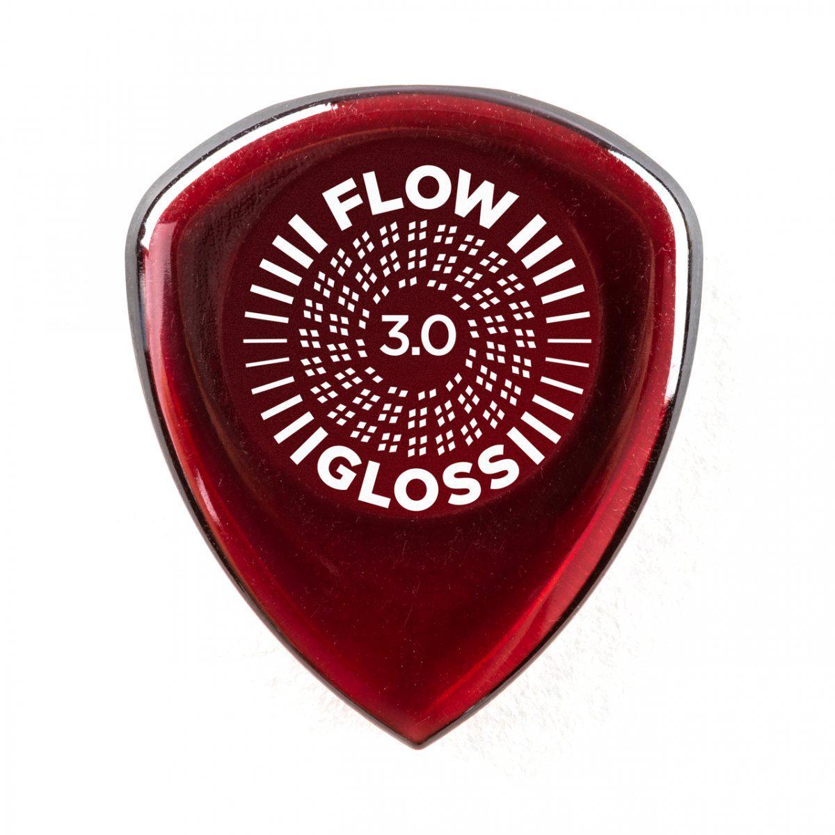 Медиатор Dunlop 550P3.0 Ultex Flow Gloss 3,0 мм 3 шт. (127232)