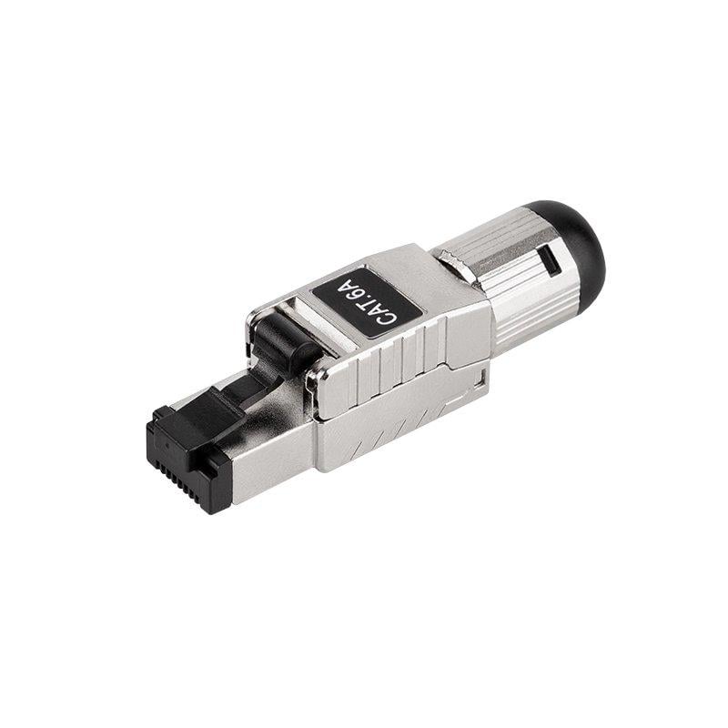 Штекер RJ-45 CAT.6A без инструментов (A151014) Штекер RJ-45 CAT.6A без инструментов (A151014)