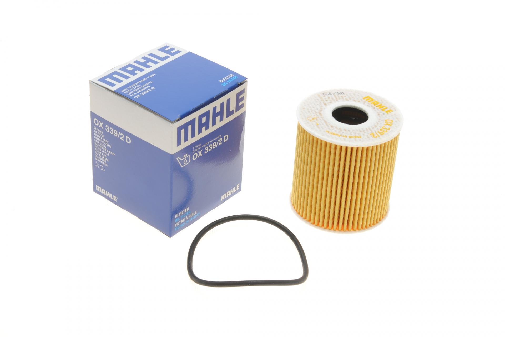 Фильтр масляный Mahle для Ford Transit/Citroen Jumper 2,2HDI/2,4TDCi 06-/Peugeot 2,0HDI 03- (OX 339/2D)