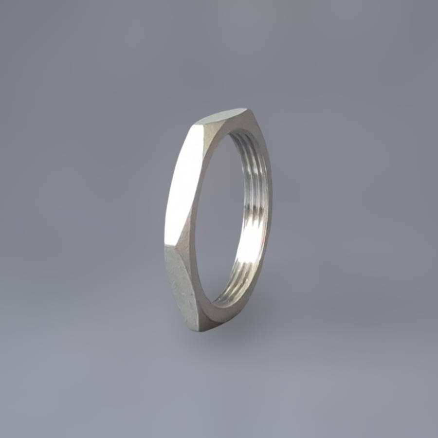 Контргайка муфтовая нержавеющая Ду50 2" н/ж сталь AISI304 резьба BSPP G2" Class 150 (PN20) - фото 4 Контргайка муфтовая нержавеющая Ду50 2" н/ж сталь AISI304 резьба BSPP G2" Class 150 (PN20) - фото 4