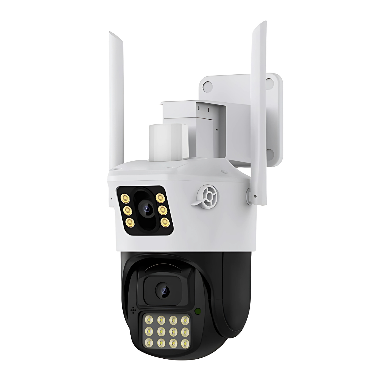 Камера відеоспостереження вулична IP 360° 6MP WiFi з мікрофоном/нічною зйомкою Білий (2197046587)