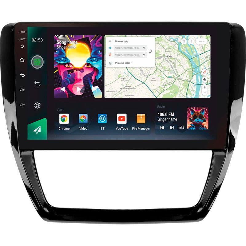 Магнитола штатная Sigma PRO 108128 2K 8/128 GB Volkswagen Jetta 6 2011-2018 10" (AR-79322)