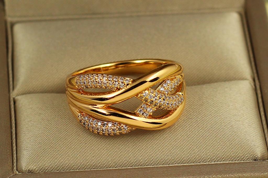 Кольцо Xuping Jewelry Узы любви р. 21 Золотистый (38187580) Кольцо Xuping Jewelry Узы любви р. 21 Золотистый (38187580)