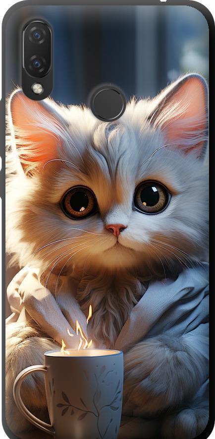 Чехол на Huawei Nova 3i White cat (5646b-1541-42517)