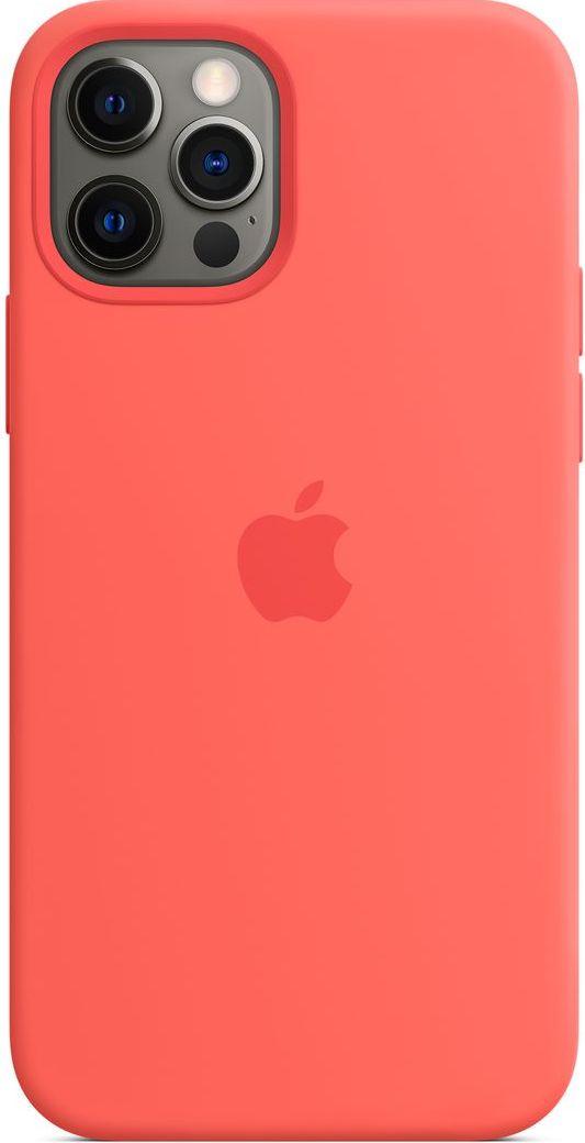 Силиконовый чехол-накладка Apple Silicone Case for iPhone 12 Pro Max, Pink Citrus (HC)(A)