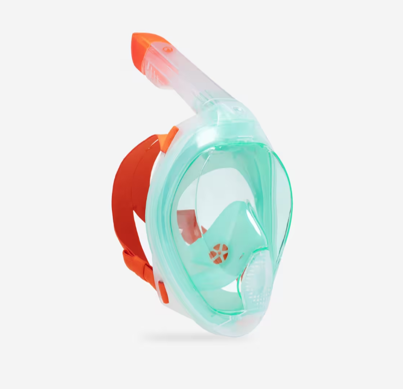 Маска для снорклинга полнолицевая Subea Easybreath+ Freetalk M/L Зеленый (2932990817)