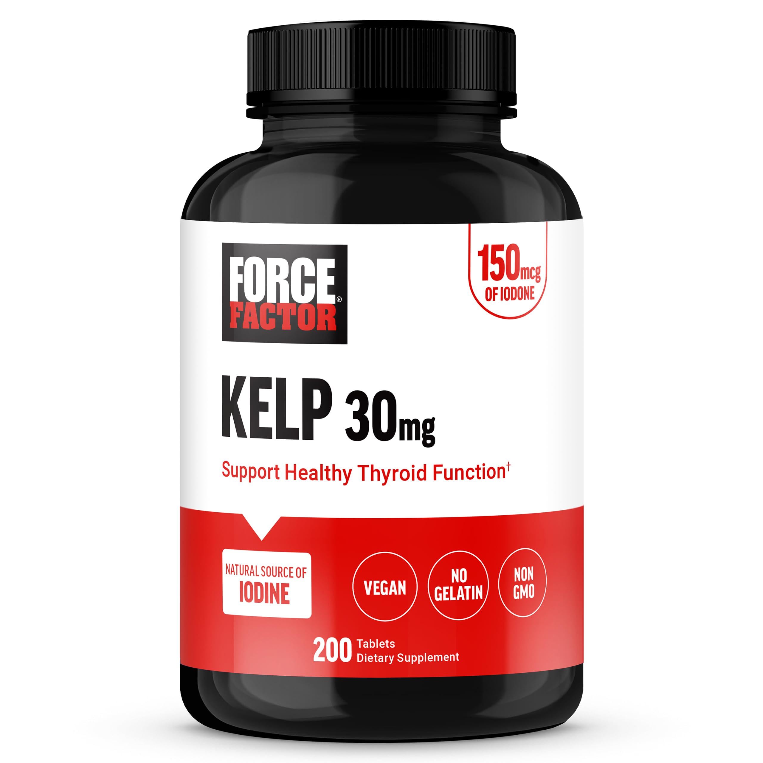 Йод Force Factor Kelp 200 таб. 150 мг
