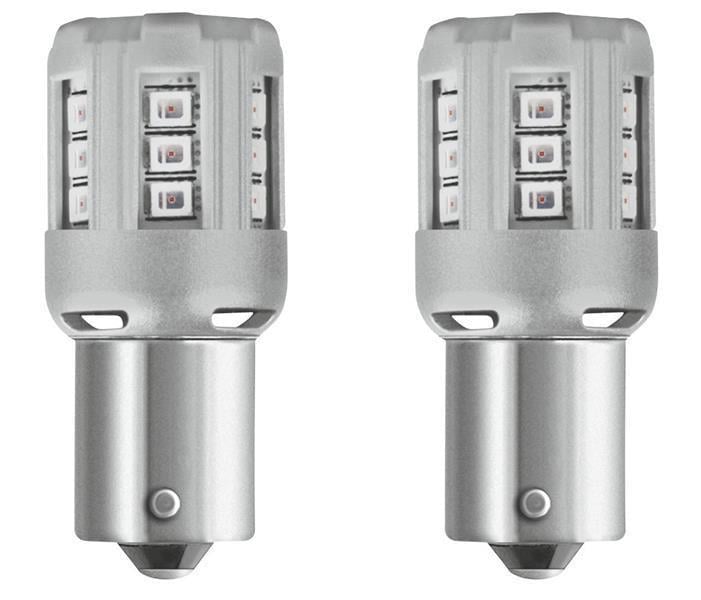 Автомобільна лампа світлодіодна Osram OSR 7507DYP-02B PY21W 1,3 Вт 12V 2 шт. (23559779)