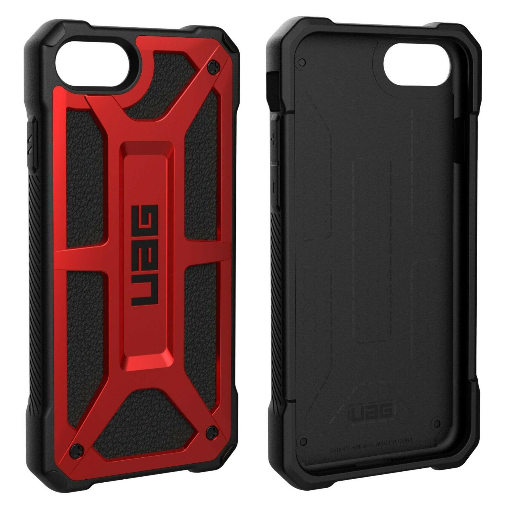 Чехол противоударный UAG Monarch для Iphone 7/8/SE 2020/2022 2/3 Gen 4.7" Crimson Red