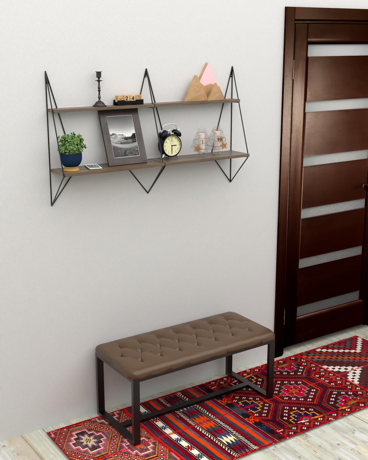 Полка настенная EcoLoft Астерия DSP-1505-4 в стиле лофт Монтеверде (35966065)