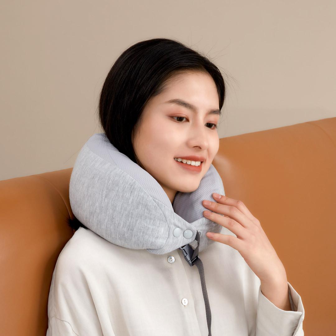 Ортопедическая подушка-подголовник 8H Neck pillow U1 Air Grey (1880506890) - фото 3