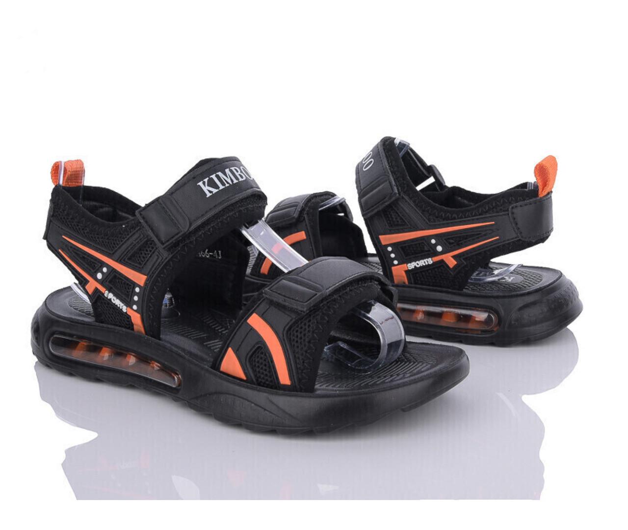 Сандалі для хлопчиків Kimboo GG2466-5d/38 р. 38 Чорний