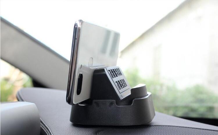 Автовізитка Bracket на торпеду автомобіля Чорний (00755)