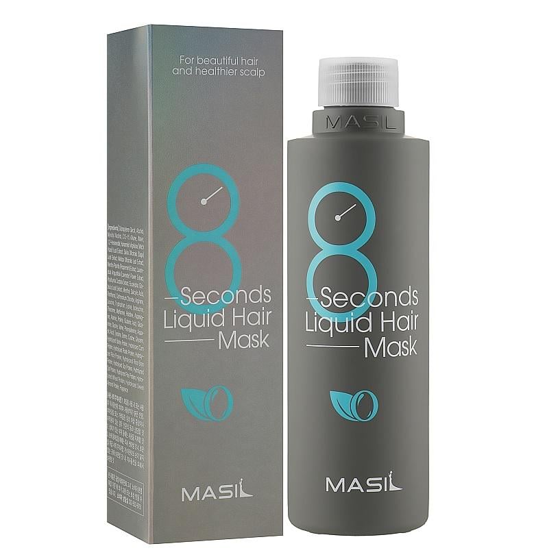 Маска для объема и восстановления волос 8 Seconds Liquid Hair Mask Masil 200 мл (8809744060057) - фото 1