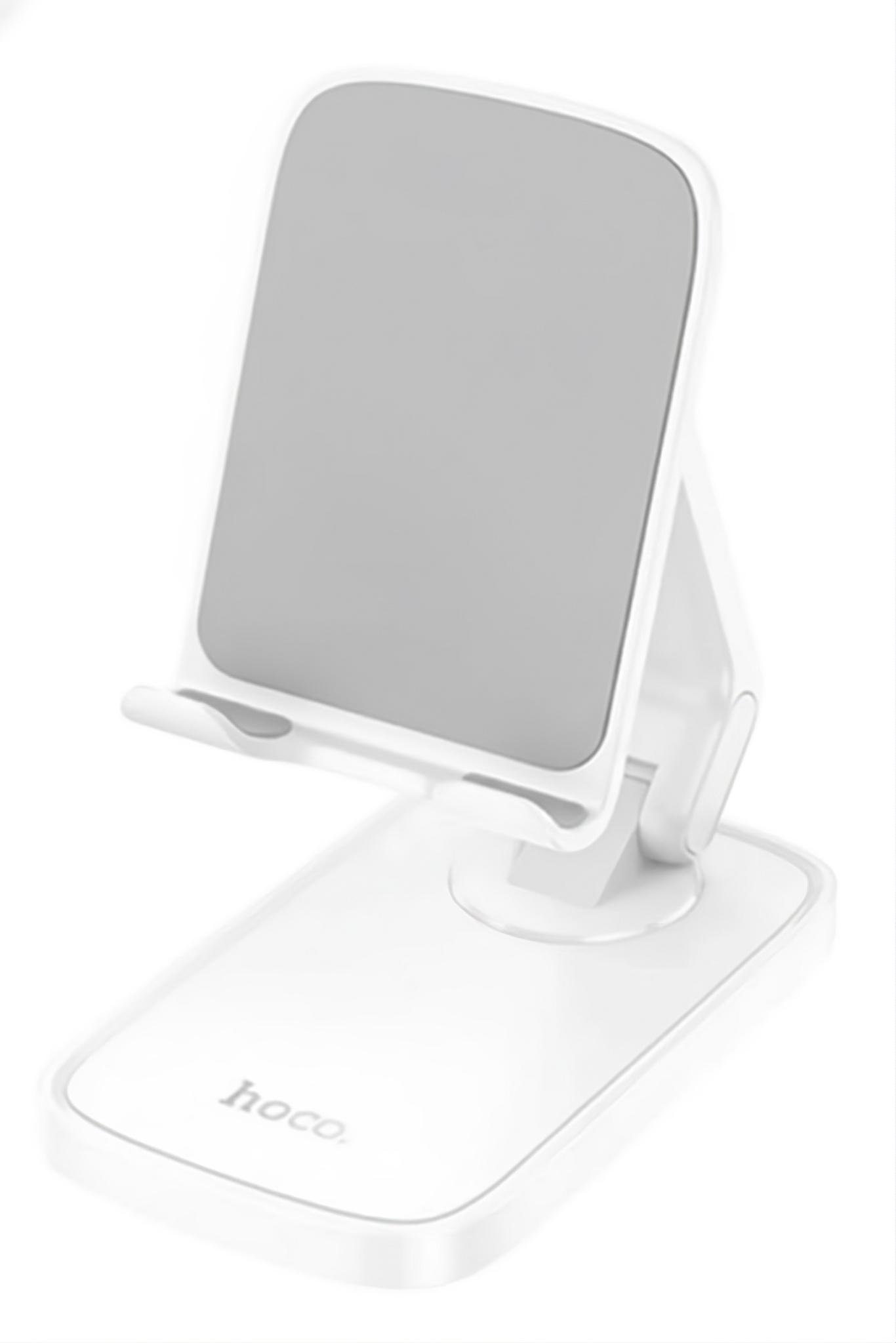 Подставка-держатель для мобильных телефонов Hoco HD8 PC+ABS регулируемый 4,5-7" Белый (30827586)