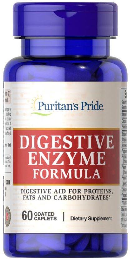 Комплекс ферментов Puritans Pride Digestive Enzyme Formula 60 caplets Комплекс ферментов Puritans Pride Digestive Enzyme Formula 60 caplets