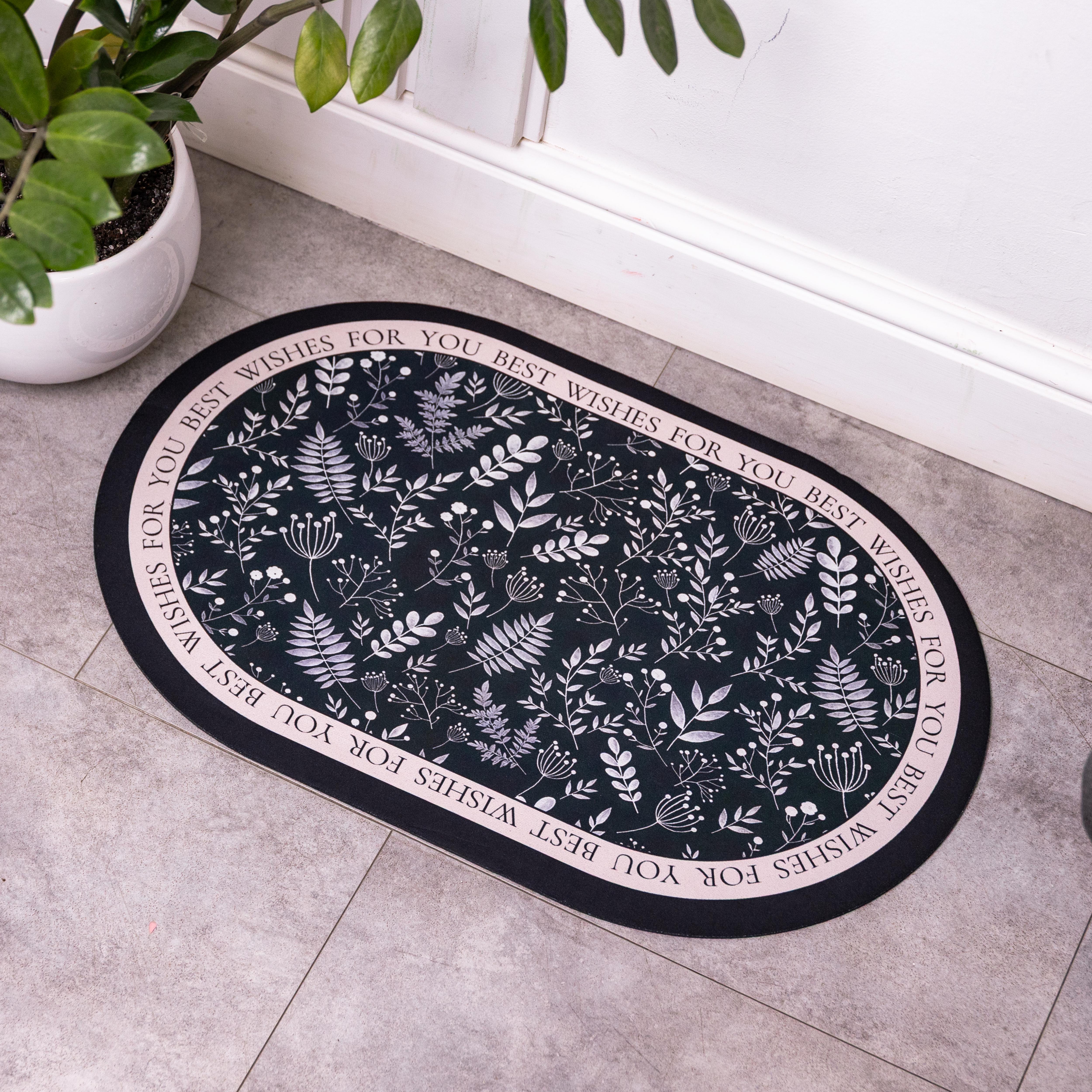Коврик диатомитовый Botanic Oval универсальный 58х38 см (HP-42-54)