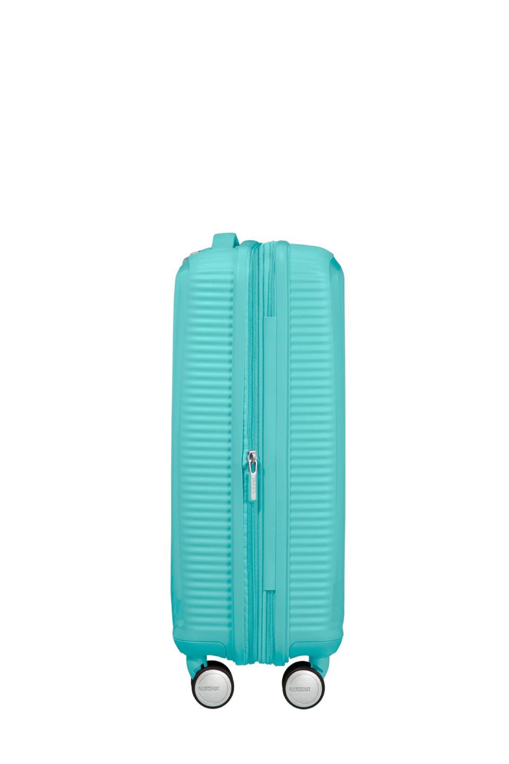 Чемодан с расширением American Tourister Soundbox 55x40x20/23 см Бирюзовый (32G-21001) - фото 7