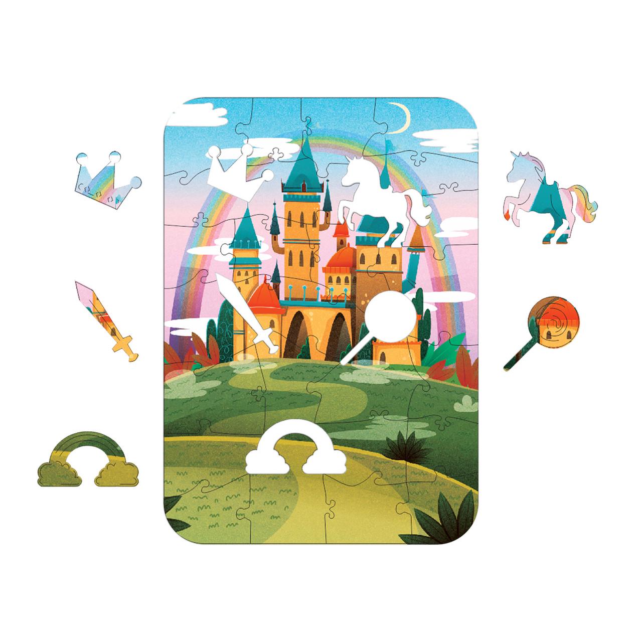 Пазл деревянный Сказочная крепость А5 (647)