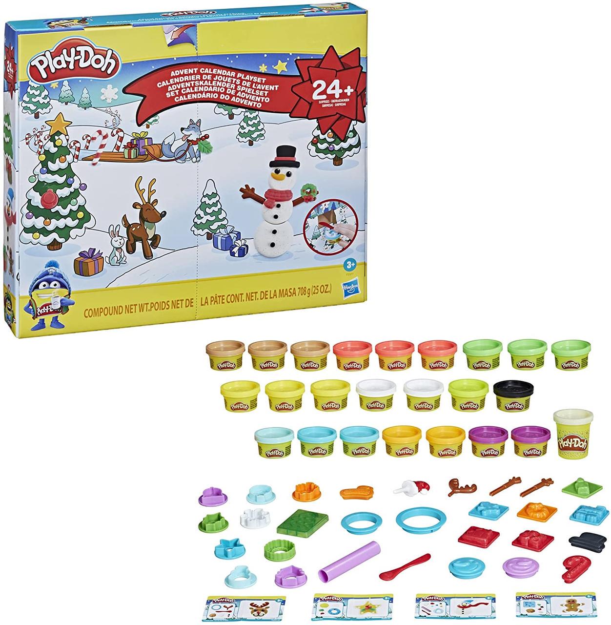 Подарочный набор для лепки Hasbro Play-Doh Holiday Advent Calendar