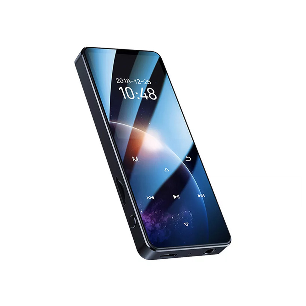 MP3-плеер 16 ГБ с Bluetooth со встроенным динамиком/FM-радио и диктофоном Черный (1761131082384)