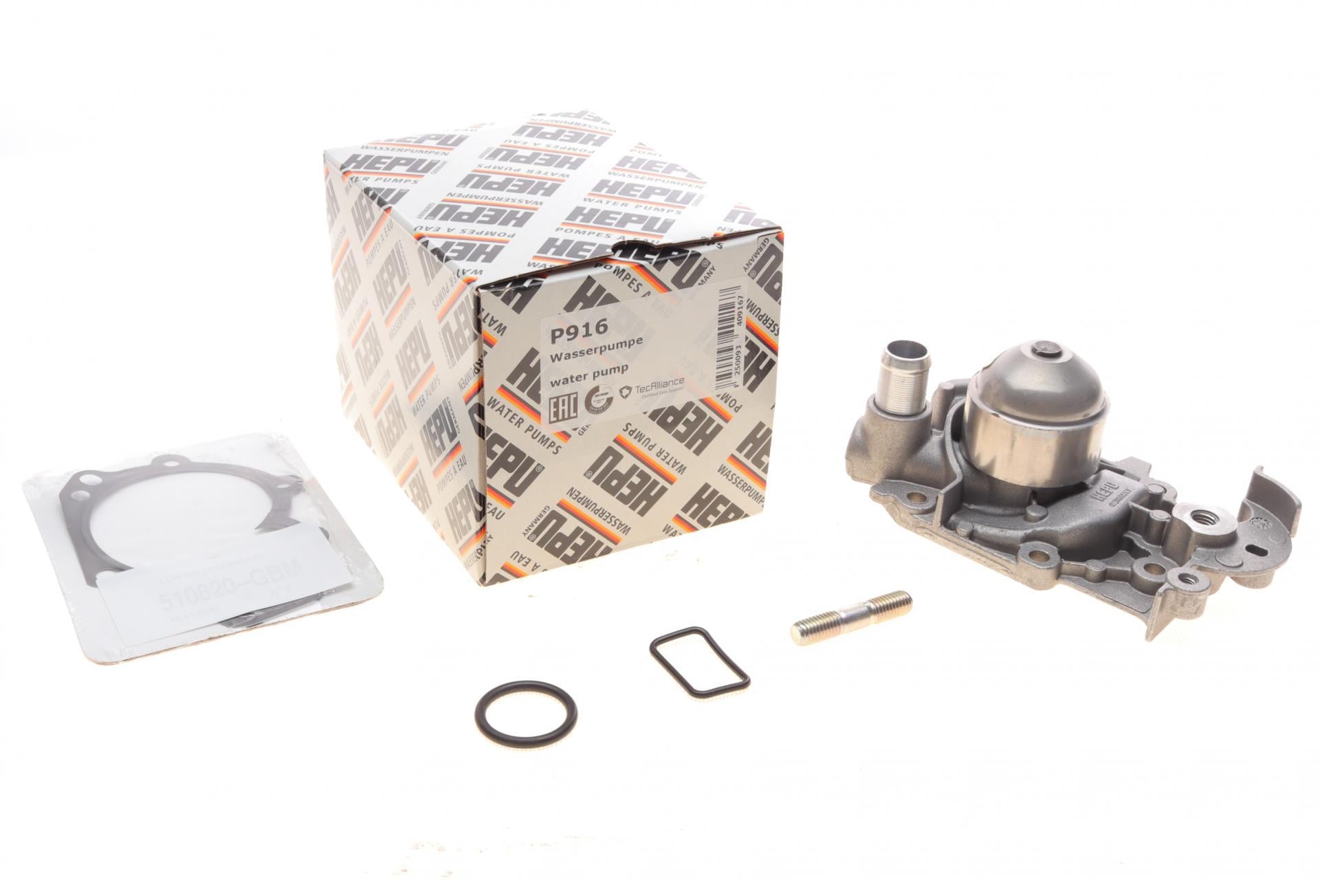 Насос воды Hepu Renault Kangoo/Twingo 1.2 96-/Clio 1.0/1.2/1.6 96- P916 (25589047)