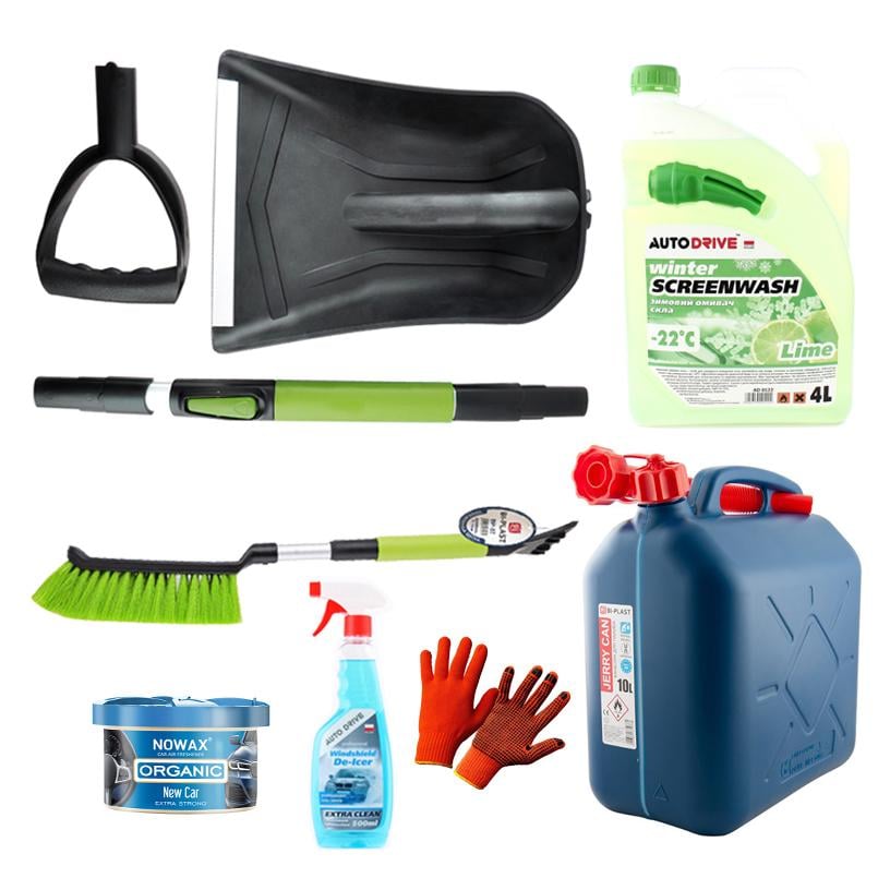 Зимний набор автопомощи лопата/канистра/щетка (46538)