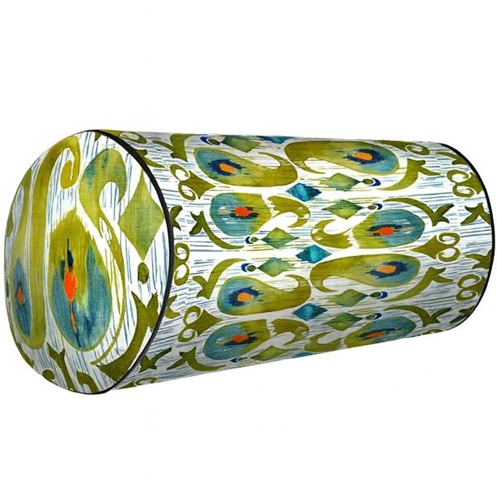 Подушка-валик Presentville этно узор Салатово-голубой (PV FLORA011)