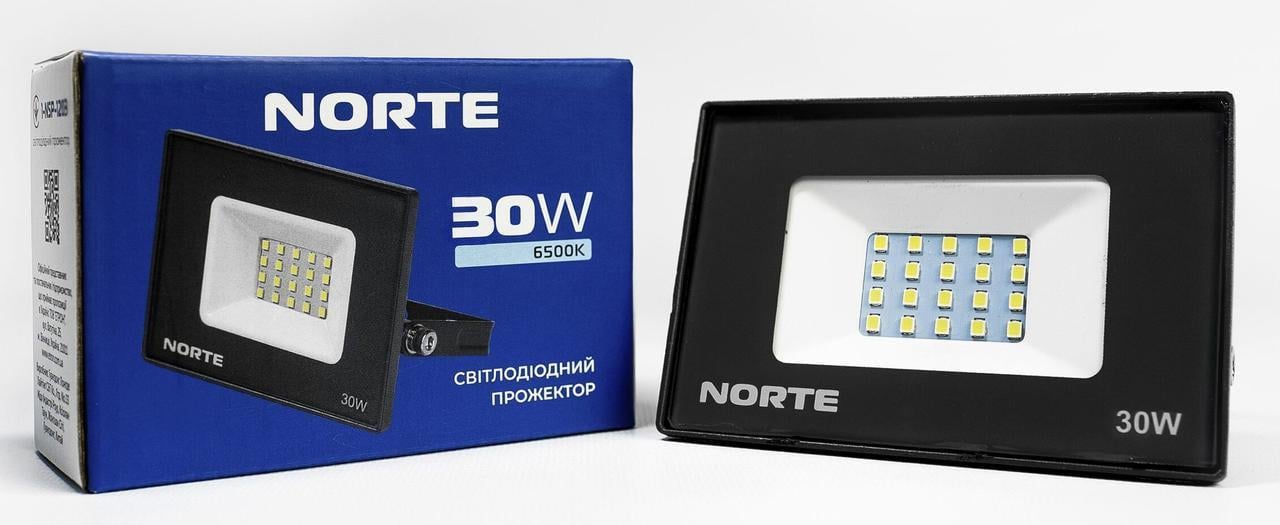 Прожектор светодиодный LED Norte 30 Вт 6500K (1-NSP-1203)